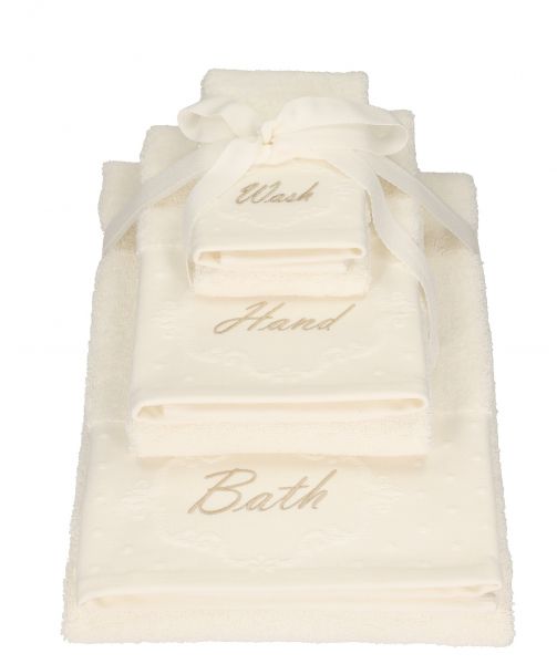 Betz Set de 3 serviettes:  1 serviette de bain - 1 serviette d'invité - 1 serviette de toilette - 100 % coton dans différentes couleurs et dessins