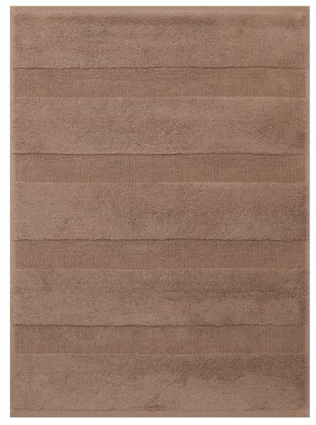 Betz Badvorleger Badematte Badteppich Duschvorlage DELUXE Größe 50x70 cm Qualität 680 g/m² 100% Baumwolle Farbe mokka