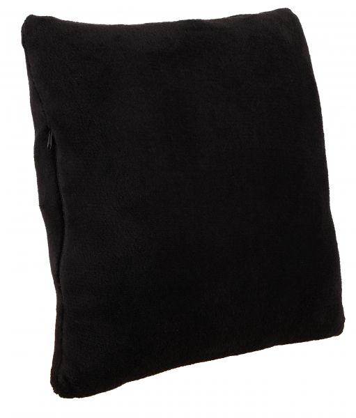 Betz 1 coperta ROMANIA 140x190 cm o 1 cuscino imbottito ROMANIA disponibile in diverse misure: 36x36 cm/25x50cm/20x40 cm Colore nero