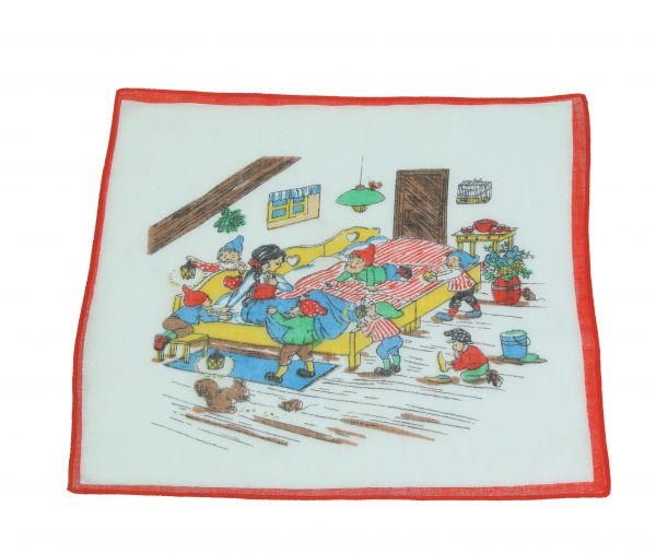 Betz 3 Pieces Kids Handkerchiefs in Gift Box Design 2 100% Cotton Motive: Fairy-tale Colour: green Size: 25x25cm