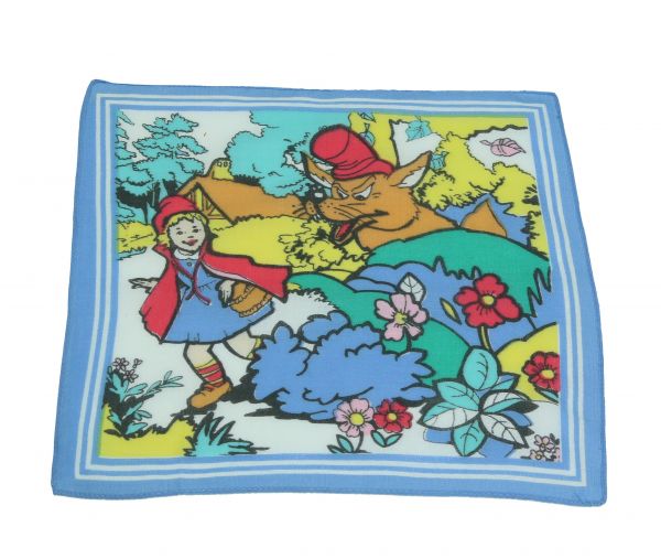 Betz 3 Pieces Kids Handkerchiefs in Gift Box Design 4 100% Cotton Motive: Fairy-tale Colour: yellow Size: 25x25cm