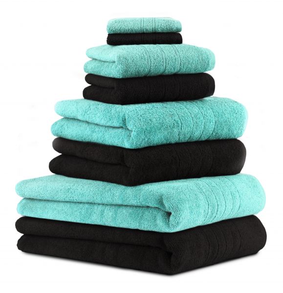 Betz 8-tlg. Handtuch-Set DELUXE 2 2 Baumwolle 100% Duschtücher 2 Handtücher 2 Badetücher