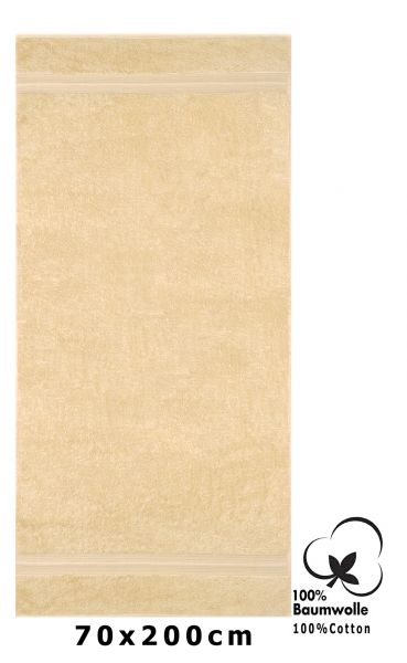 Betz XXL Sauna Towel GOLD 100%Cotton Quality: 600g/m² Colour: beige Size: 70x200cm