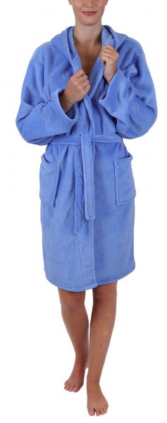 Betz Accappatoio per bambini STYLE con cappuccio Accappatoio per bambini colore blu dimensioni 128-164