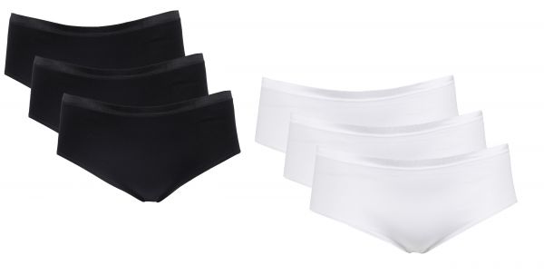 Lot de 3 slips de Nina von C, taille 40 à 50, noir et blanc