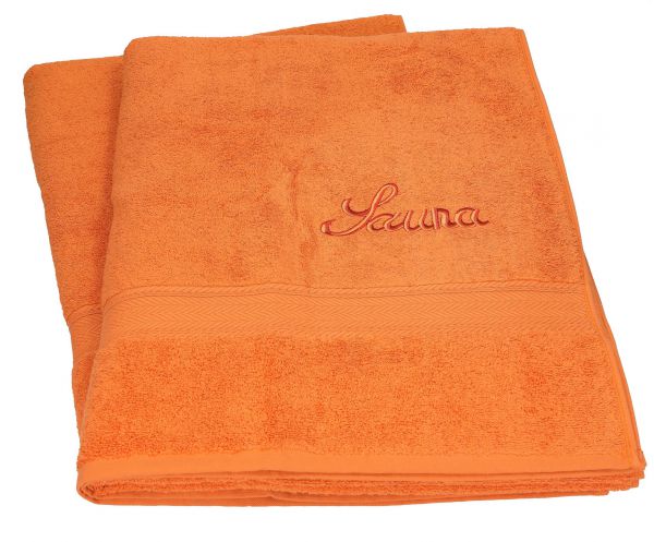Betz lot de 2 serviettes à sauna FRANCE 100% coton dans plusieurs couleurs, taille 80 x 200 cm