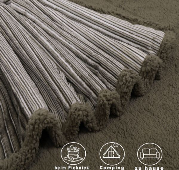 Neues Wohnen - Microhome - Lammfell - Decke braun 150 x 200 cm von Betz - Kopie - Kopie
