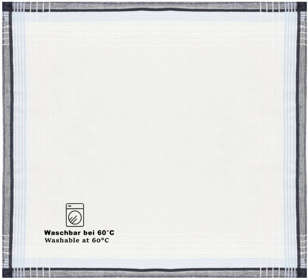 Betz Lot de 6 mouchoirs en tissu pour homme 100% coton dans un emballage cadeau taille 40x40 cm