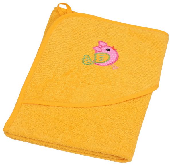 Betz Asciugamano da bagno con cappuccio per bambini UCCELINO 100%  cotone