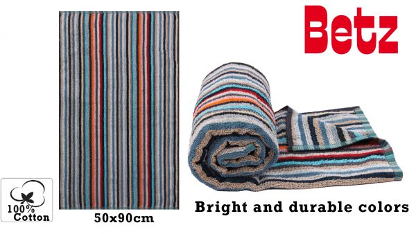 Betz 12 Piece Towel Set Striped Work Towel Kitchen Towel Size 50x90 cm