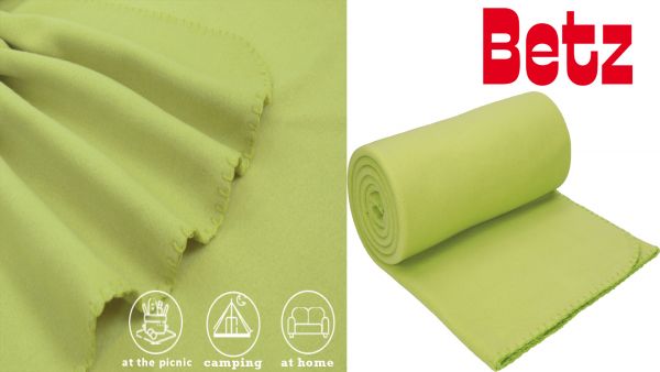 Betz Manta polar lujosa de tamaño 130x170 cm de color verde claro