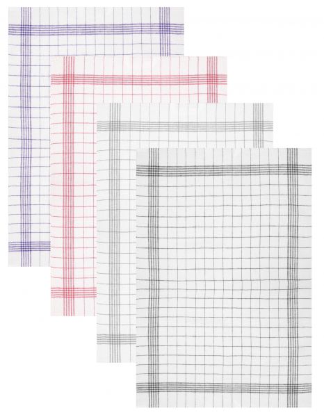 Betz Karo Küchentücher Geschirrtuch 100% Baumwolle 50 x 70 cm Küchentuch Allzwecktuch in verschiedenen Farben