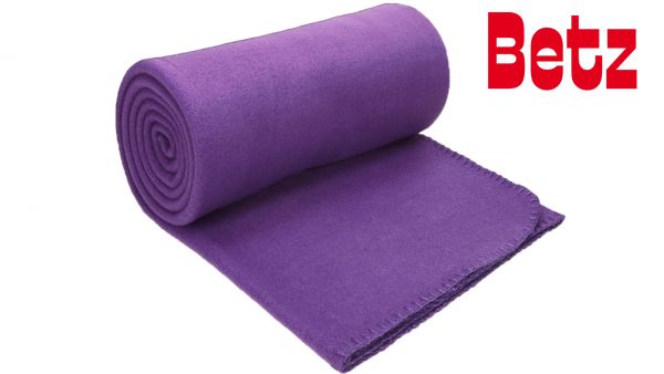 Betz Manta polar lujosa de tamaño 130x170 cm de color morado