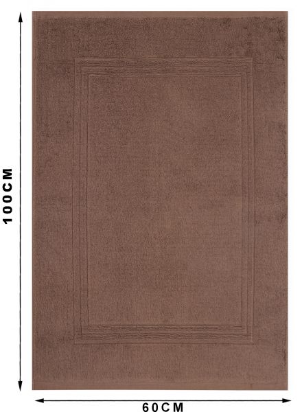 PREMIUM Badevorleger 50x70cm Farbe: nussbraun - Kopie - Kopie - Kopie - Kopie - Kopie - Kopie - Kopie