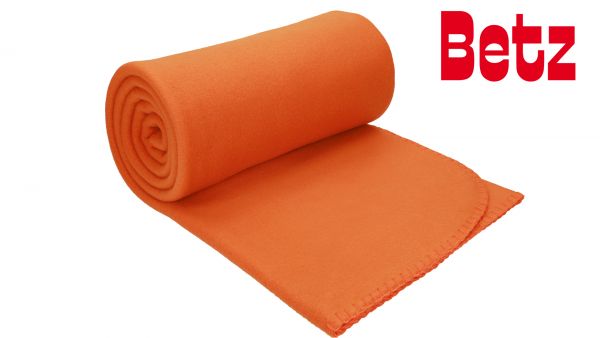 Betz Manta polar lujosa de tamaño 130x170 cm de color naranja