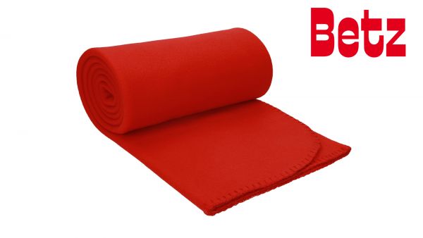 Betz Manta polar lujosa de tamaño 130x170 cm de color rojo