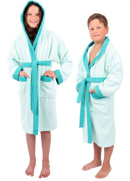 Betz Peignoir de bain pour enfants avec capuche DOVER 100% coton différentes couleurs, tailles 134 - 164