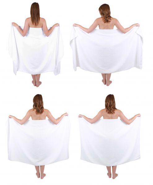Betz Toalla de baño sauna XXL DRESDEN 100% algodón diferentes tamaños blanco