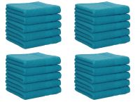 Betz PALERMO Seifetücher-Set - 20 teiliges Seiftücher-Set -  Handtücher-Set - Händehandtücher - 30 x 30cm – Farbe Petrol