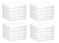 Betz PALERMO Seifetücher-Set - 20 teiliges Seiftücher-Set -  Handtücher-Set - Händehandtücher - 30 x 30cm – Farbe Weiß
