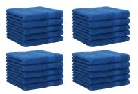 Betz 20 Piece Guest Towel Set PALERMO 100% Cotton  Size: 30 x 50 cm colour blue