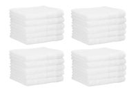 Betz PALERMO Seifetücher-Set – 20er Seiftücher-Set -  Handtücher-Set - Händehandtücher - 30 x 30cm – Farbe Weiß
