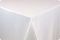 Betz Edle Jacquard Tischdecke Farbe creme