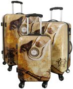 Betz maleta de viaje NASSAU Trolley Boardcase con ruedas de rodaje fácil con cerradura de seguridad TSA