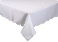 Betz Edle Jacquard Tischdecke Tischtuch Tischwäsche KLINGEL Größe 130x160 cm Farbe weiß