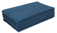 Betz Juego de 4 paños de cocina 100% algodón trapos de cocina 40x66 cm color azul