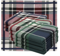 Betz Juego de pañuelos LEO 1 de tejido para caballeros 100% algodón 40x40 cm diseño 02