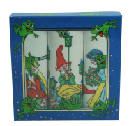 Betz 3 pañuelos infantiles en una caja de regalo tamaño aprox. 25x25 cm 100% algodón diseño 3