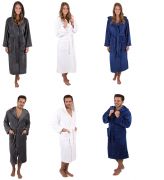 Betz Unisex Bathrobe with Hood STOCKHOLM Bath Robe Dressing Gowns Sizes S-M and L-XL white, antracite or dark blue