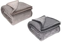 Betz Luxus Kuscheldecke Wohndecke XXL MONTE-CARLO Größe 150x200 cm Farben beige und grau