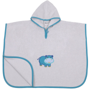 Betz Kinderponcho HIPPO 100% Baumwolle  Poncho Badeponcho Duschponcho