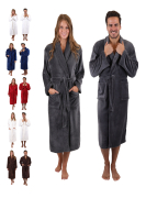 Betz Albornoz Bata para mujeres y hombres de microfibra tallas S-XXL