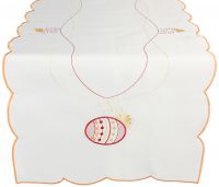 Betz Ostertischläufer Läufer Tischdecke Größe 40x160 cm mit Stickerei Osterei